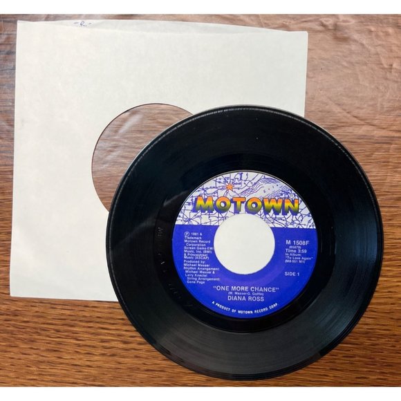 Diana Ross One More Chance / After You 45 R & B Soul 1976 Motown 1508 - Picture 3 of 4